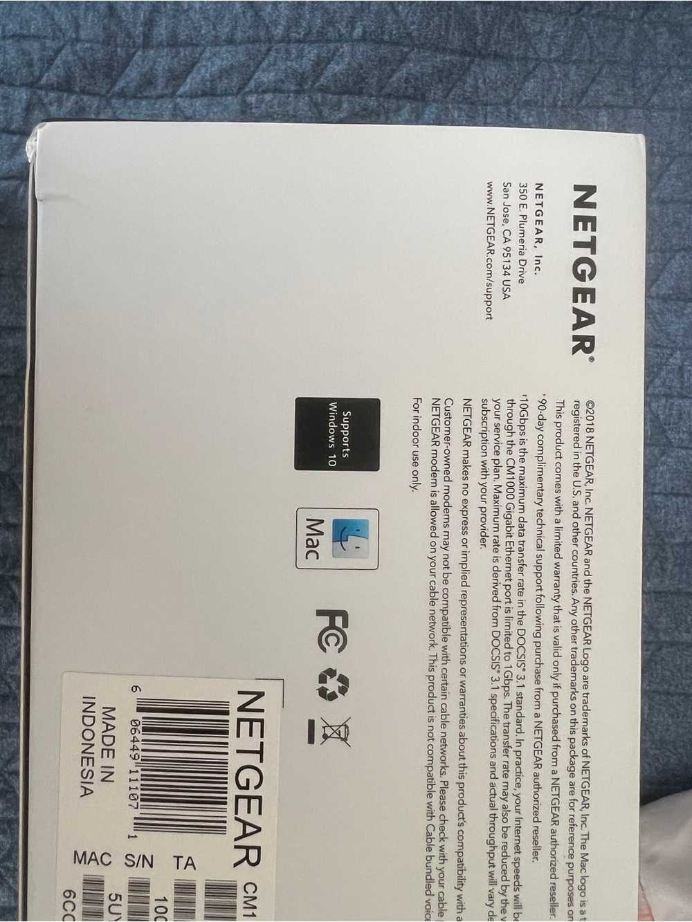 NETGEAR DOCSIS 3.1 Cable Modem - Picture 5 of 7